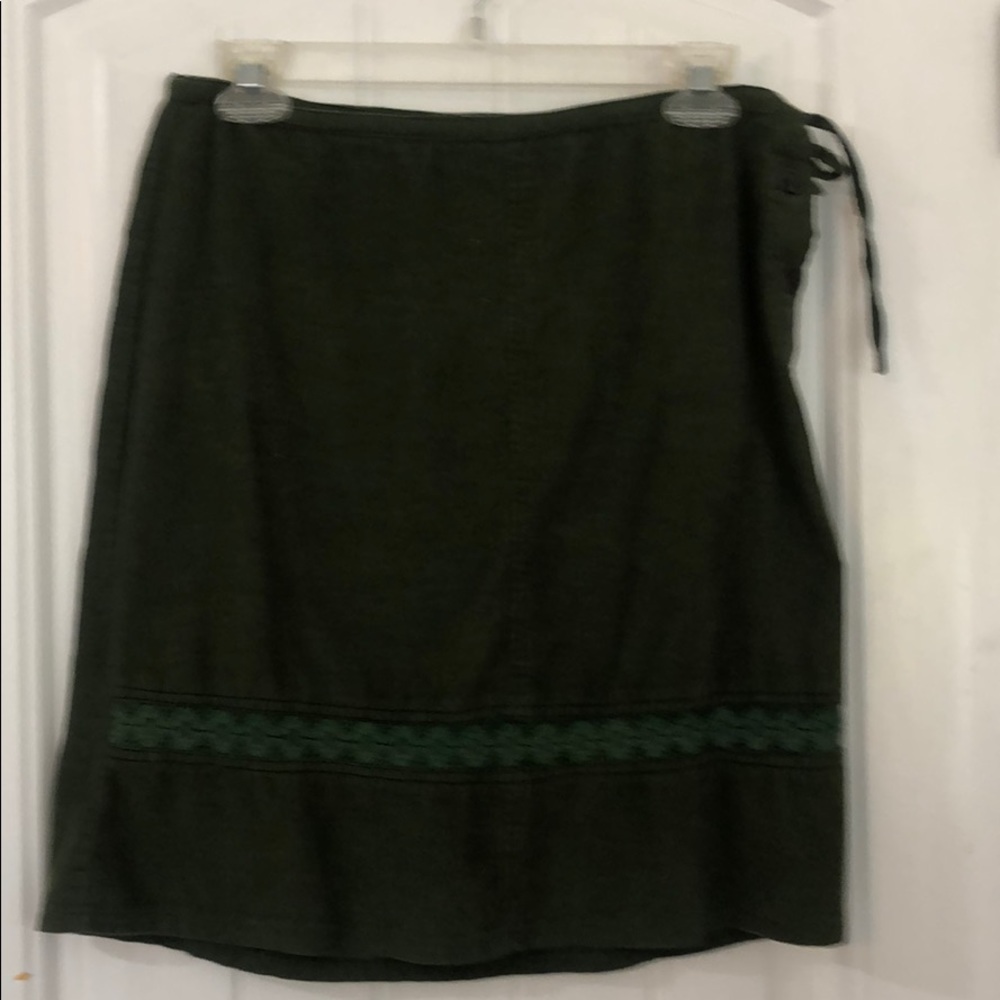 Funky People small S Olive Green Corduroy Skirt